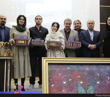 تجلیل از عوامل فیلم سینمایی پشت دیوار سکوت
