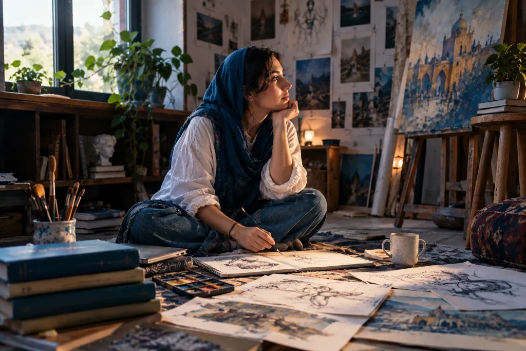 فرایند تبدیل تجربه‌های شخصی به اثر هنری خلاقانه